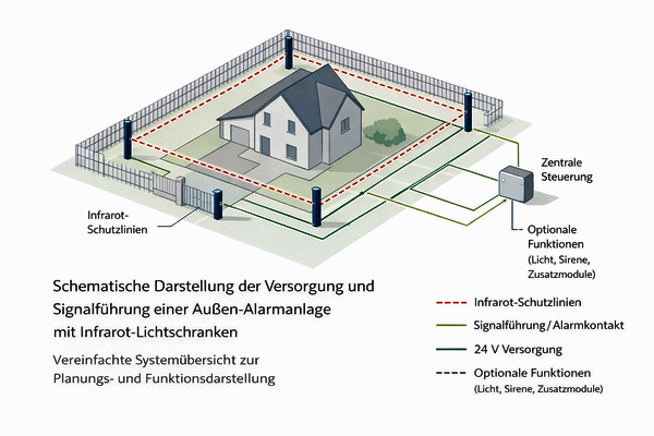 Vereinfachte Systemübersicht zur Planungs- und Funktionsdarstellung