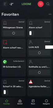 Statusanzeige über App-Visualisierung