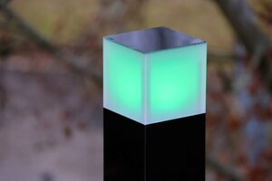 RGB LED Statusanzeige an Außen-Alarmanlage mit Infrarot-Lichtschranken